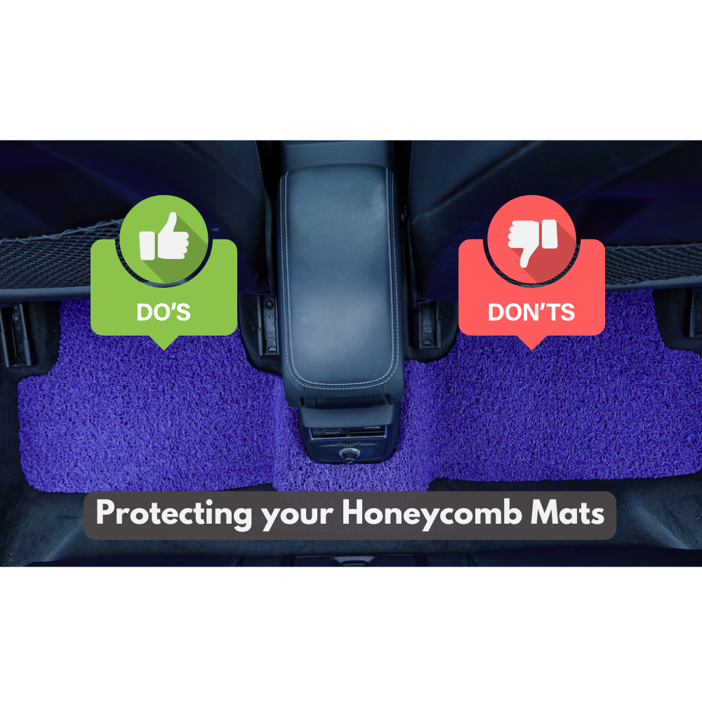 The Dos and Don’ts of Car Mat Care: Protect Your CarMatsCulture Honeycomb Mats Like a Pro