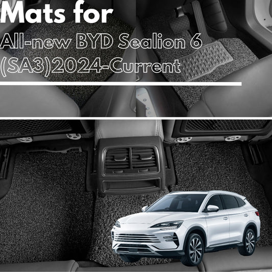 for All-new BYD Sealion 6 (SA3)2024-Current , Premium Car Floor Mats, New Arrival!