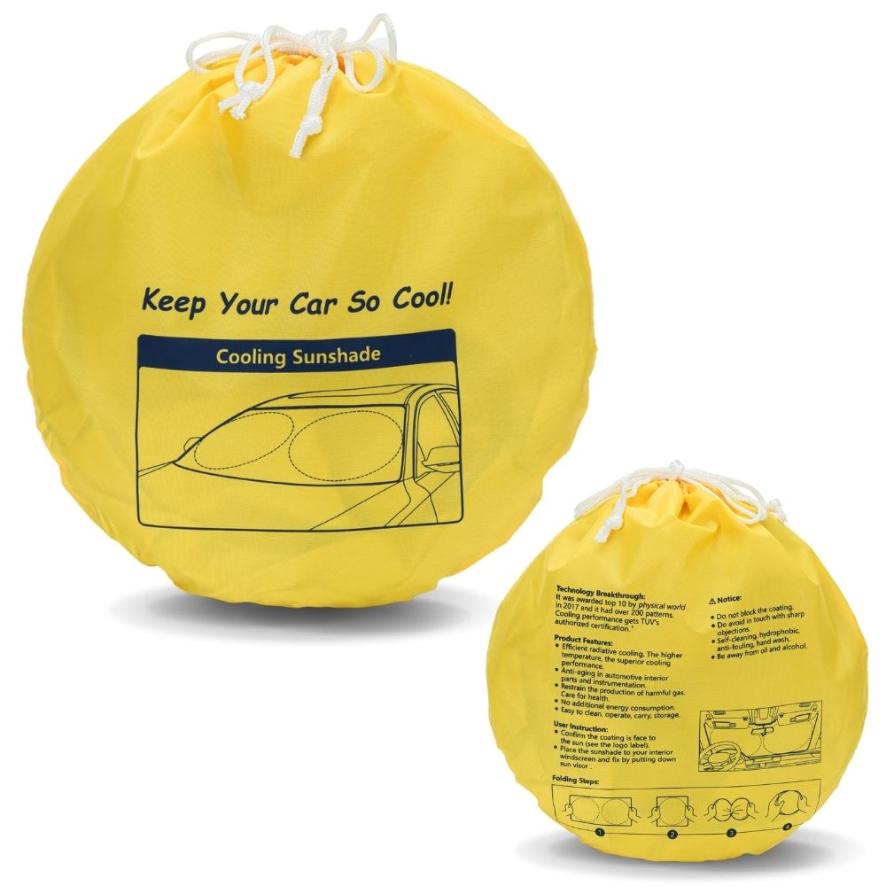 Honda Jazz 2014 2021 Compatible Front Windscreen UV Blocking Sun Shade from CarMatsCulture Quick Fold Design