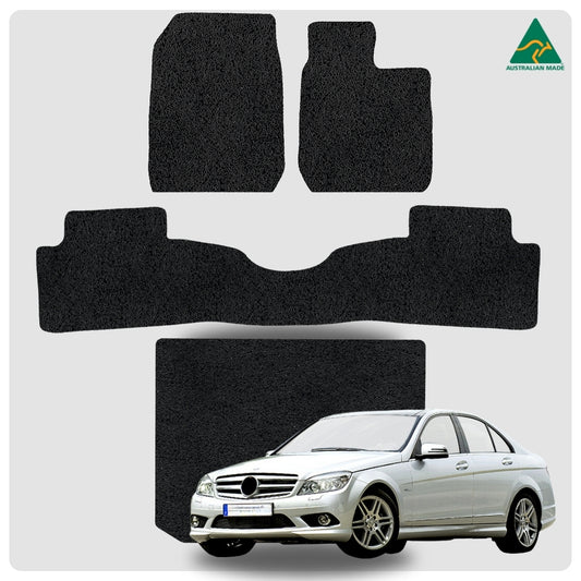 for Mercedes-Benz C-Class Coupe (W204)2007-2014, Premium Car Floor Mats